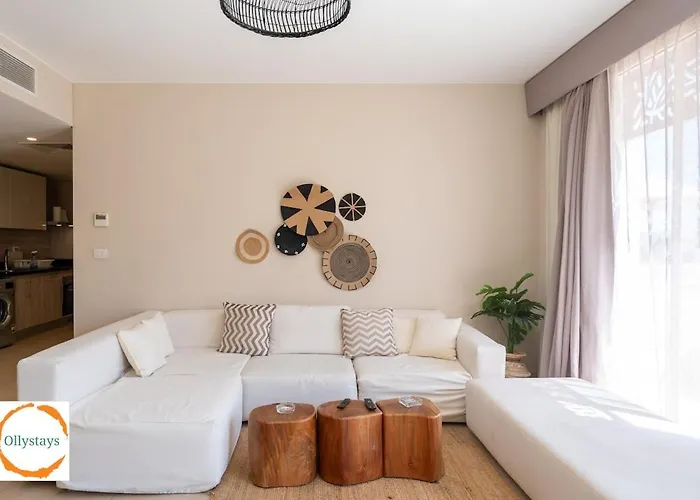 Seaview Mangroovy 2br, Walk To Pool & Beach, El Gouna! Ollystays Chalet *